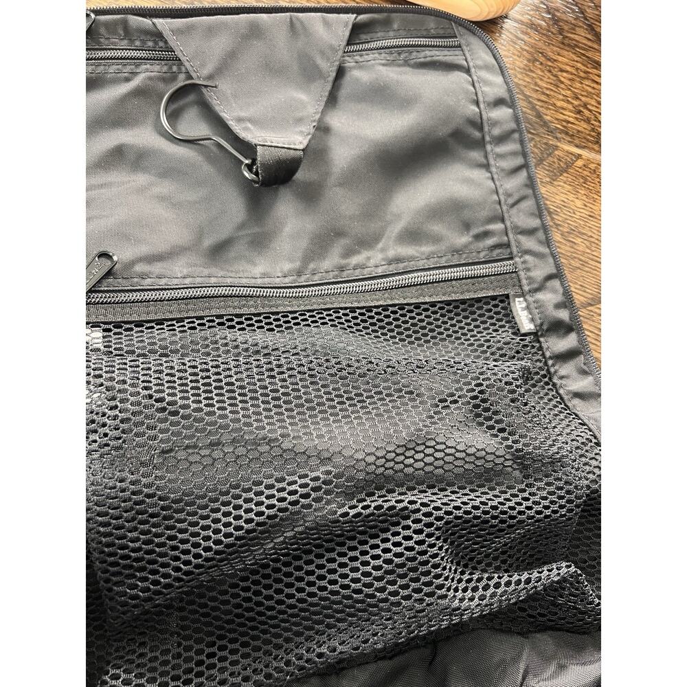 LL Bean Traveller Bag Hanging Nylon Toiletry Organizer Bag Black - Picture 3 of 7